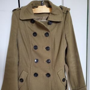 H&M Olive Fall jacket with buttons